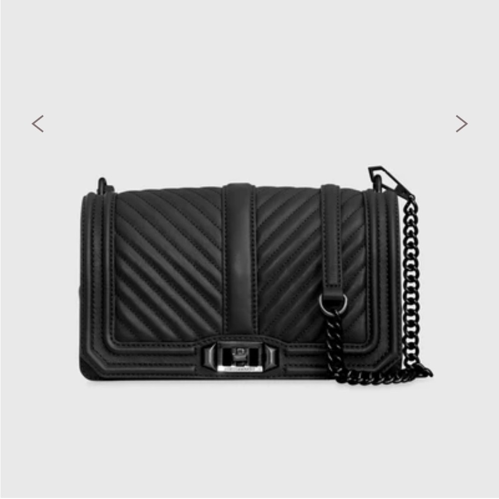 Rebecca Minkoff Chevron Quilted Love Crossbody